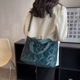 thumbnail image 4 of Bolso Bandolera para Mujer Nylon Algodón Acolchado Señoras Tote (Verde), 4 of 9