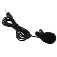 thumbnail image 1 of Tholdsy Mini collar de micrófono con cable Altavoz universal Solapa con clip Manos libres Micrófono para hablar Guía de conferencias Estudio Cables de audio/vídeo 1pc/negro, 1 of 6