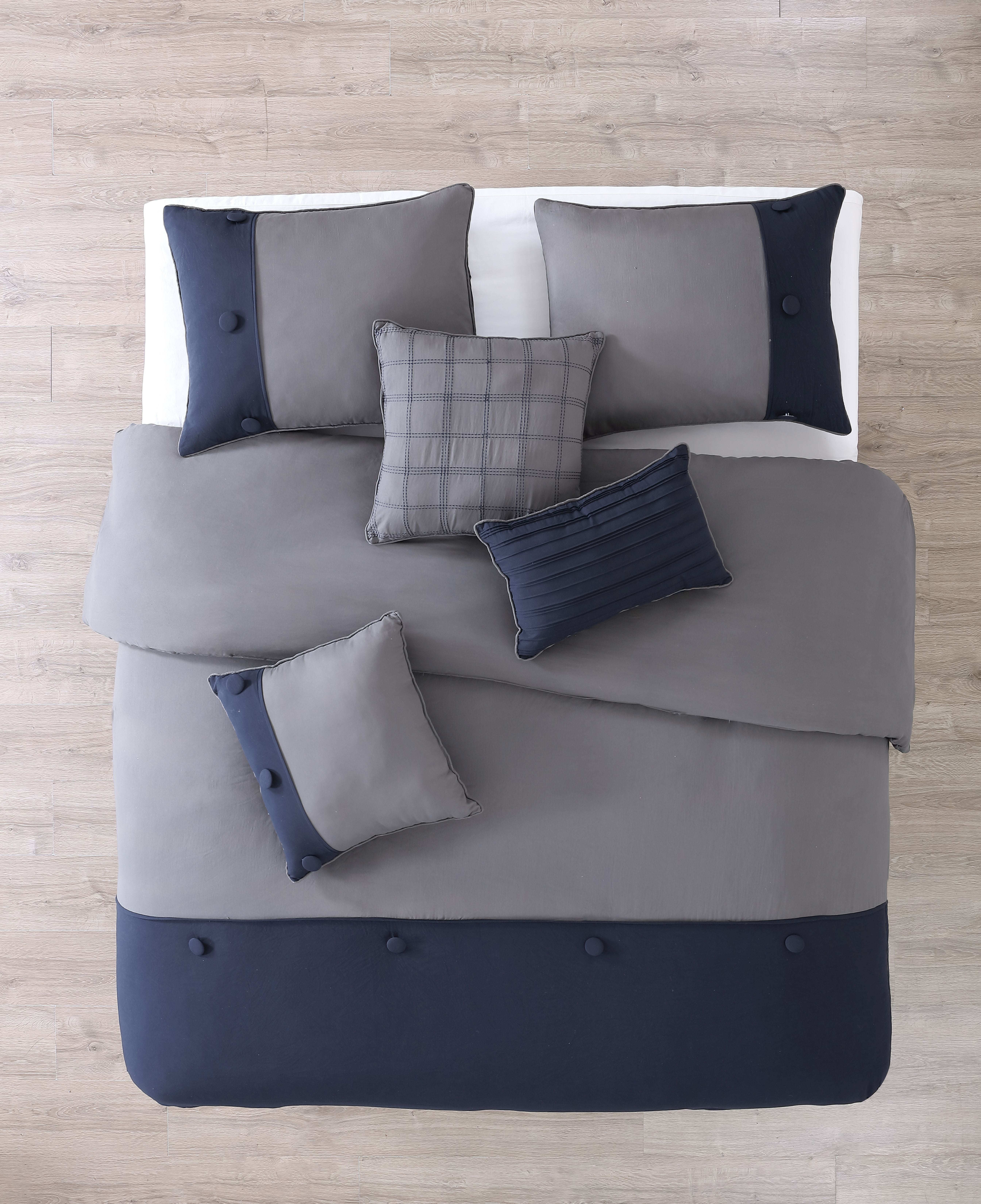 Tillman 6pc Enzyme Wash Comforter Set 