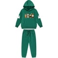 thumbnail image 5 of IUYRTFE Kids Halloween Hooded Sweatshirt Set Long Sleeve Pullover Two Piece Outfit Fall Winter Warm Casual Playwear Party Wear Toddler Boys Girls Clothing(Army Green,6 Years), 5 of 5
