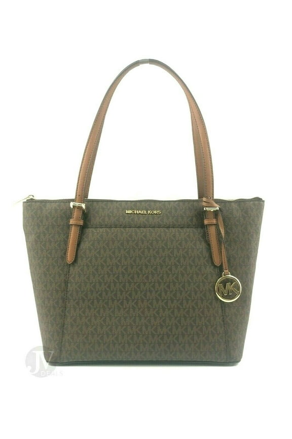 Ciara Leather PVC Large Top Zip Tote Bag Handbag