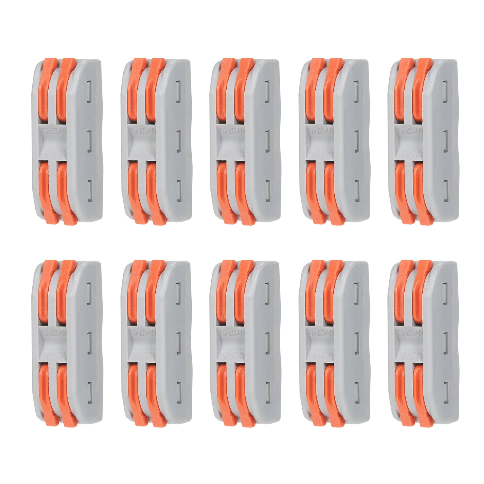 10pcs Wire Connectors Compact Splicing Connectors Cable Connector Set