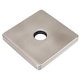 thumbnail image 1 of 4 Inch Shower Arm Flange, Stainless Steel Square Plumbing Cover Plates, Shower Head Arm Escutcheon Plate for Fixed Shower Head Arm Tub Faucet, Showerhead Cover Plate, 1 of 7