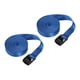 thumbnail image 5 of 2 correas de amarre con hebilla de leva ajustable, correas de amarre portátiles Azul oscuro, 5 of 9