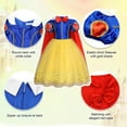 thumbnail image 5 of Benylion Girls Princess Dress Fairy Tale Princess Costume Toddler Halloween Birthday Party Outfit Clothes with Accessories 5-6 Years, 5 of 10
