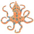 thumbnail image 2 of Realistic Blue Ringed Octopus Model Lifelike Simulation Animal Display Educational Decoration for Home Bedrooms Nurseries Safe, 2 of 4