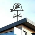 thumbnail image 5 of Weather Vane,Stainless Weather Vane Durable Farm Scene,Weather Vanes for Roofs Sheds Yard Cupola Barns,Iron Weathervanes Garden Outdoor Weather Vane,Retro Garden Stake Weather Vane, 5 of 6