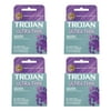 4 Pack - Trojan Condoms Ultra Thin Lubricated Latex 3 Each