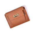 thumbnail image 1 of PU Leather Women's Wallet Fashion Zipper Solid Color Coin Purse Short Style Two Fold Card Bag Women, 1 of 6