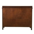 thumbnail image 3 of SEI Camino Mission Faux Slate Sideboard and Display Curio, 3 of 9