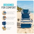thumbnail image 3 of Ostrich Deluxe 3N1 Lightweight Outdoor Beach Lounge Chair & Custom Fitted Towel, 3 of 11