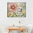 thumbnail image 2 of Nawypu Rustic Daisy Pictures Wall Decor Country Flower Canvas Painting Artwork Home Decorations for Bathroom Bedroom Living Room Office Framed, 2 of 4