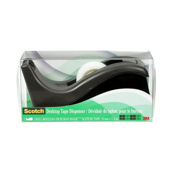 Dévidoir de ruban pour dessus de bureau Scotch® C60, avec Ruban Magic(MC) Scotch® 1 Dévidoir Par Paquet