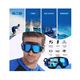 thumbnail image 4 of Gafas De Natación Antivaho Para Adultos Con Montura Grande Lab.G Azul, 4 of 5