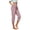 Pink, variant on Women's Summer Casual High Waist Straight Leg Cropped Pants Elastic Loose Beach