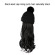 thumbnail image 2 of Seitruly Sombrero de extensión de pelo de simulación para mujer, gorro de punto desmontable, pelo ondulado largo falso, accesorios para la cabeza de Cuidado del cabello Negro Seitruly CE014849-01, 2 of 6