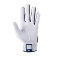 thumbnail image 2 of Guantes de béisbol Mizuno MVP para adultos, color blanco y azul marino, tamaño grande, 2 of 3