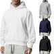 thumbnail image 5 of Mens Slim Fit Casual Shirt Long Sleeves Outdoor T Shirts Hooded Top Sport Fleece, 5 of 8