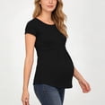 thumbnail image 3 of hoksml Women's Maternity Tops Short Sleeve Pleated T Shirts Casual Pregnancy Blouses for Daily Wear, 3 of 9