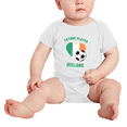 thumbnail image 2 of Futur Joueur de Soccer Irlande Fan de Soccer Mignon Cache-Couche pour Bébé, 2 of 5