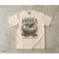 thumbnail image 4 of America 250th Anniversary 90s Graphic Style Comfort Colors Tshirt, Y2k Oversized Patriotic USA Streetwear, 4 of 5