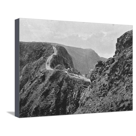 'The Coupee, Sark', c1896 Stretched Canvas Print Wall Art By Carl Norman