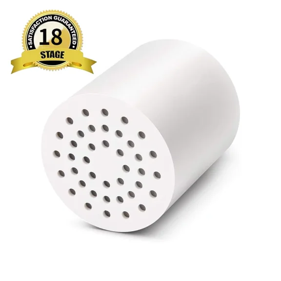 HOPOPRO 18 Stage Shower Head Filter Replacement Cartridge, Universal Hard Water Softener Filter, High Output Revitalizing Shower Filter