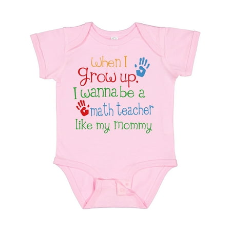 

Inktastic Math Teacher Like Mommy Gift Baby Boy or Baby Girl Bodysuit