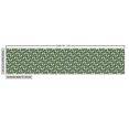 thumbnail image 3 of Ambesonne Modern Fabric by the Yard Upholstery, Maze-Like Stripes Pattern, 10 Yards, Hunter Green and Earth Yellow, 3 of 5
