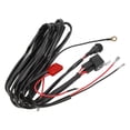 thumbnail image 3 of Kit De Arnés De Cableado De Barra De Luz LED De 12V, 1 Cable Para 2 Luces Luz De Trabajo LED Todoterreno 16AWG Para Automóviles Barcos 6.6ft De Largo, 3 of 5