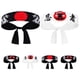 thumbnail image 1 of 6 diademas ninja japonesas Hachimaki para karate, sushi, restaurante, accesorio de disfraz, diadema de chef japonesa, diadema ancha, accesorios ninja, 1 of 7