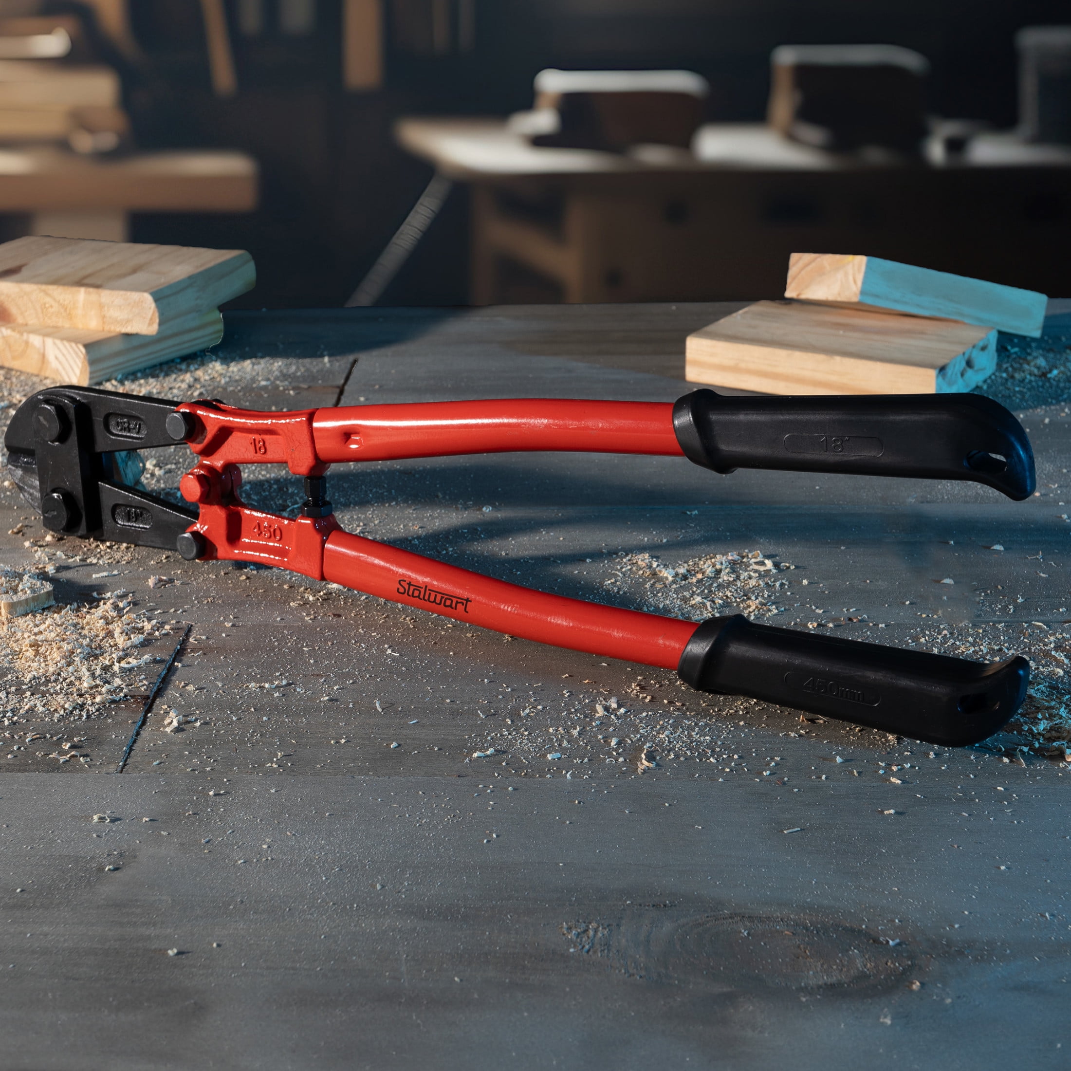 Stalwart 18-Inch Bolt Cutter Cuts 5/16-Inch Chains, Wires, Bolts and Locks