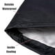 thumbnail image 3 of Cubierta impermeable para / fuego forma forma forma para patio resistente libre, color negro, 3 pulgadas, 3 of 9