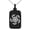 Black, variant on Stainless Steel Greek Mythology Hydra Engraved Small Rectangle Dog Tag Charm Pendant Necklace