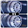 thumbnail image 3 of 1 Ajuste 7/8" a 1" Universal Manivela Eje Manivela Adaptador - Coche - Metal, 3 of 6