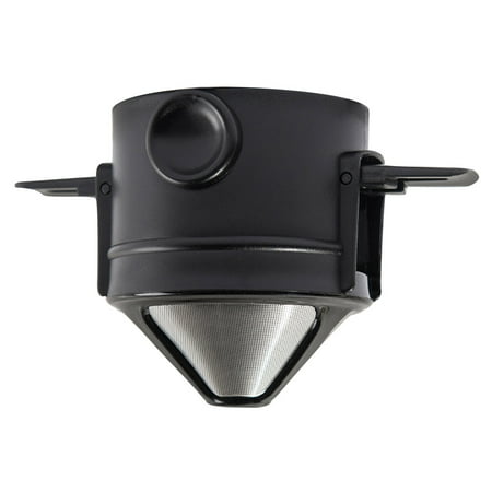 

1pc Paperless Pour Over Coffee Dripper Manual Stainless Steel Coffee Filter