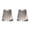 Z_Silver 2PCS, variant on 1 Pcs Pleated Lamp Shades,Small Lamp Shades,Small Replacement Lampshade,Fabric Pleated Lampshades,Pleated Bell Shades,for Table Lamps,Floor Lamps and Bedside Lamps,(Silver,3.15x4.72x4.33 in)