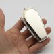 thumbnail image 5 of White Iron Casket Shaped Pocket Ashtray Portable Ashtray With Lids Ash Box School Bags With Charging Port (silver 1pc), 5 of 5