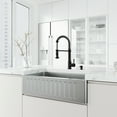 thumbnail image 3 of Vigo Vg02001k6 Edison 1.8 GPM Single Hole Pre-Rinse Kitchen Faucet - Black, 3 of 10