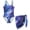 Galaxy Bubble, variant on Xoenoiee Spain Flag Palm Tree Pattern Girls Swimsuits Halter One Piece Bathing Suit with Cover Up Skirt Adjustable Strap Teen Girl Swimsuit Swimwear Set, Size 7-8 Years