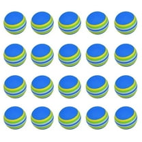 20 Pcs Practice Foam Softballs 1.65 inch with Mesh Bag Soft Oversize Foam Baseballs Safely Training Batting Hitting Ball and Fielding Indoor Outdoor for Kids Teenager Players