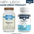 thumbnail image 6 of Freeda Vitamin D3 2000 IU Supplement | Bone, Calcium & Immune Support | Tiny Tablets | Kosher, Gluten Free | 250 Count, 6 of 6