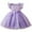 Purple, variant on Fsqjgq Baby Girl Clothes Easter Dress for Toddler Casaul 12-37 Month Girl Clothes Purple Child Girls Tulle Pageant Dress Party Bowknot Fly Sleeve Gown Dresses 110