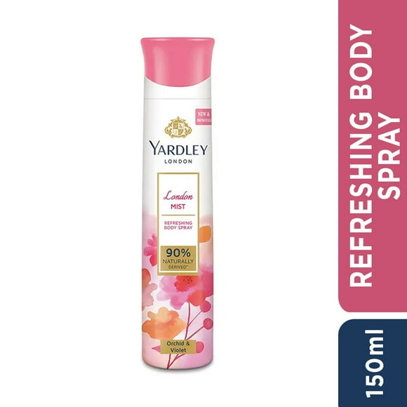 Yardley London Mist Désodorisant Rafraîchissant pour Femmes, 150 ml