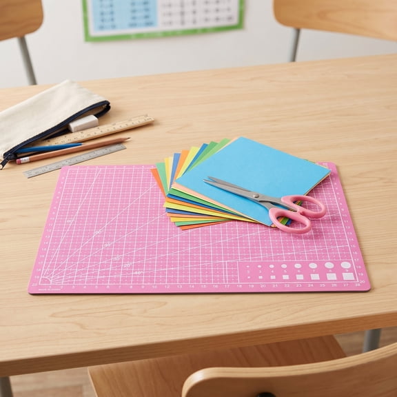 DEEPCRAFF Double-Sided Non- Plastic Craft Cutting Mat for Sewing, Paper, and More