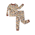 thumbnail image 1 of PatPat Pijamas de bambú para niños pequeños y niños con estampado divertido (conjunto de 2 piezas ajustado), 1 of 3