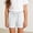 White, variant on ITSAME Shorts for Girls, Elastic Waist Lightweight Loose Fit Summer Casual Home Clothes Shorts Gray Size 6