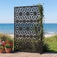 thumbnail image 2 of Gymax Privacy Screen72''H x 48''W Freestanding Fence Panel w/Stand & Expansion Bolts, 2 of 8