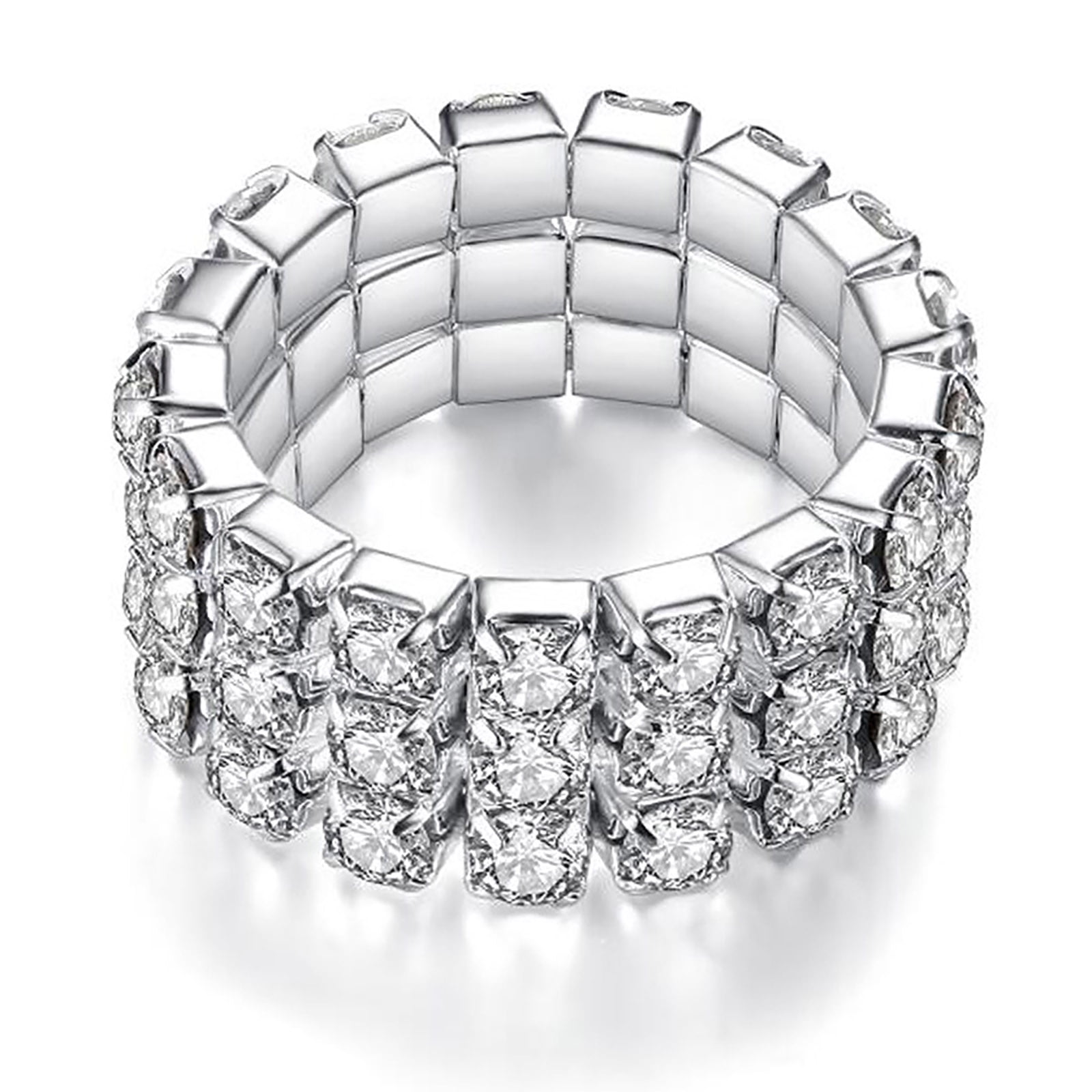 Elastic Ring Freshwater Pearl | Elastic Pearl Rings Women | Pearl Rings  Jewelry Women - Rings - Aliexpress