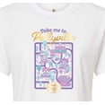 thumbnail image 3 of Polly Pocket - Take Me To Pollyville - Junior's - Women's Cropped T-shirt, 3 of 5